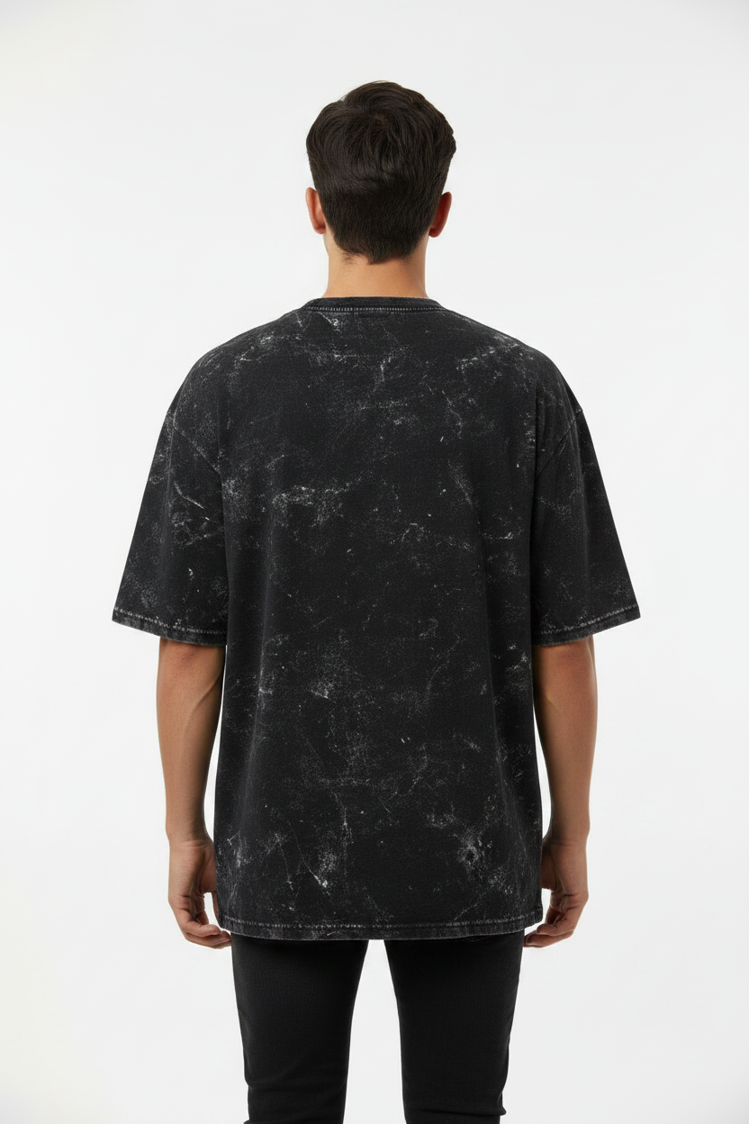 Unisex Acid Washed Oversized Tee